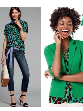 CAbi Rita Animal Print Blouse
